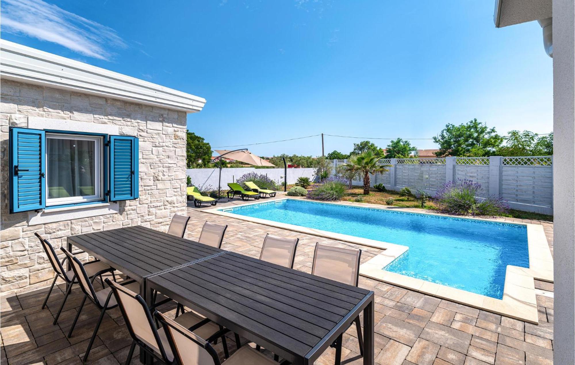 Beautiful Home In Privlaka With Wifi Bagian luar foto